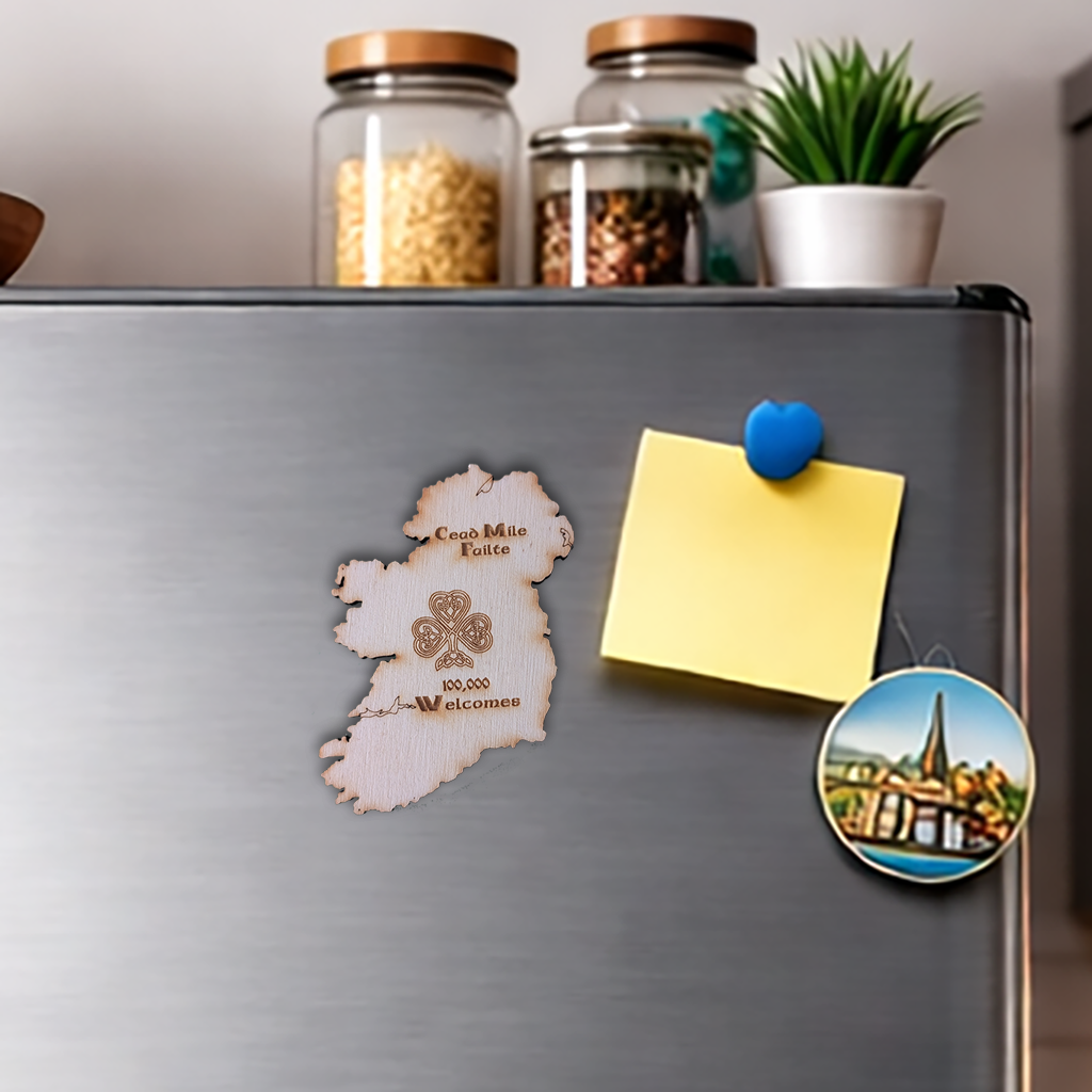 Céad Míle Fáilte Fridge Magnet.