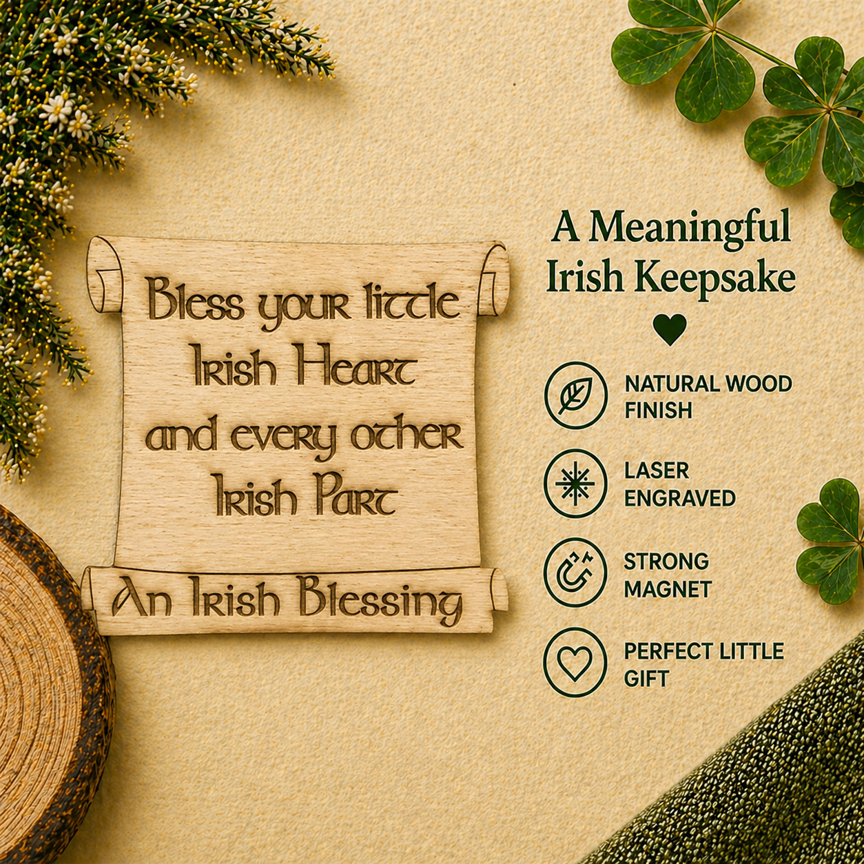 An Irish Blessing - "Bless your tittle Irish Heart.."