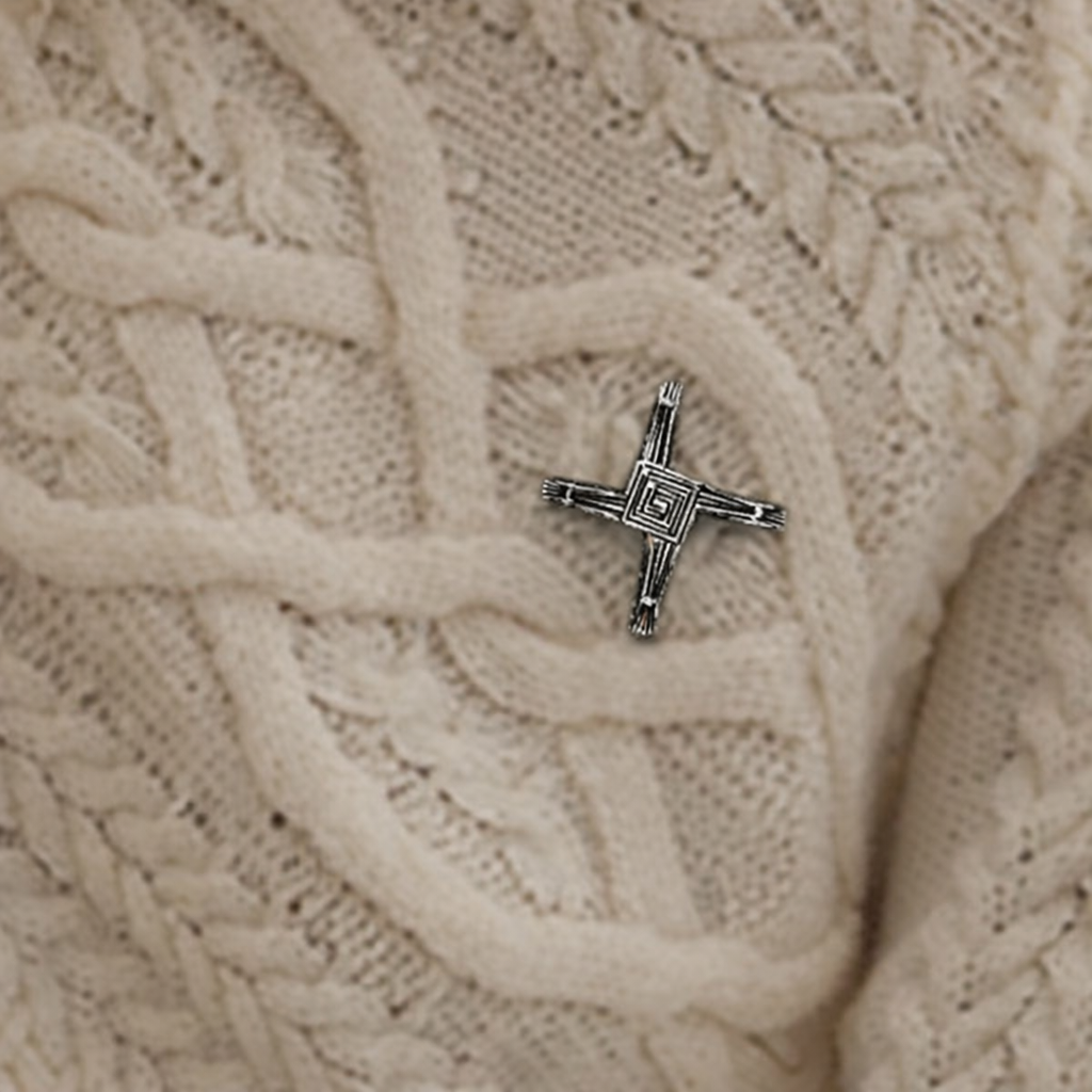 St. Brigid’s Cross Pin – A Symbol of Protection & Irish Heritage