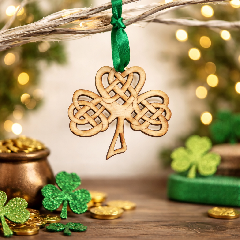 Laser Cut Celtic Shamrock,