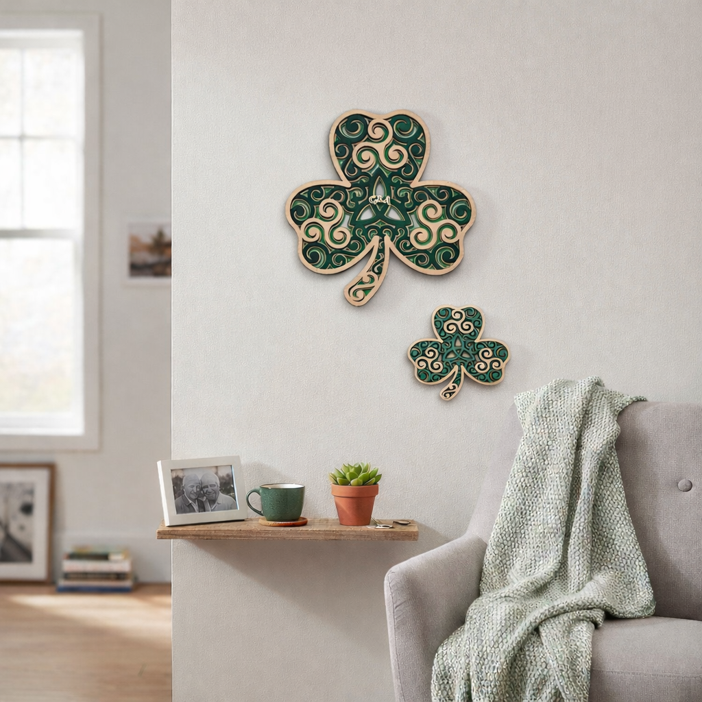 Celtic Shamrock Medium Size
