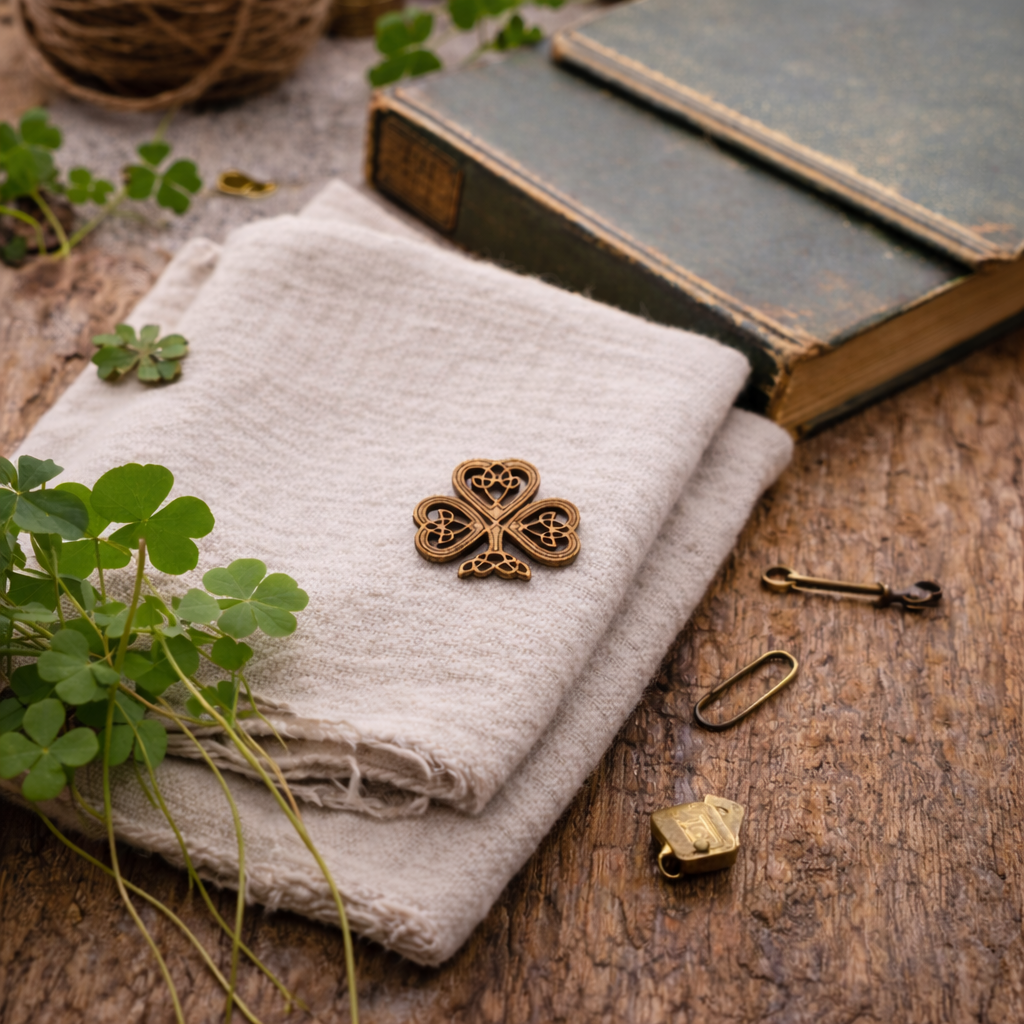 Laser Cut Shamrock Pin