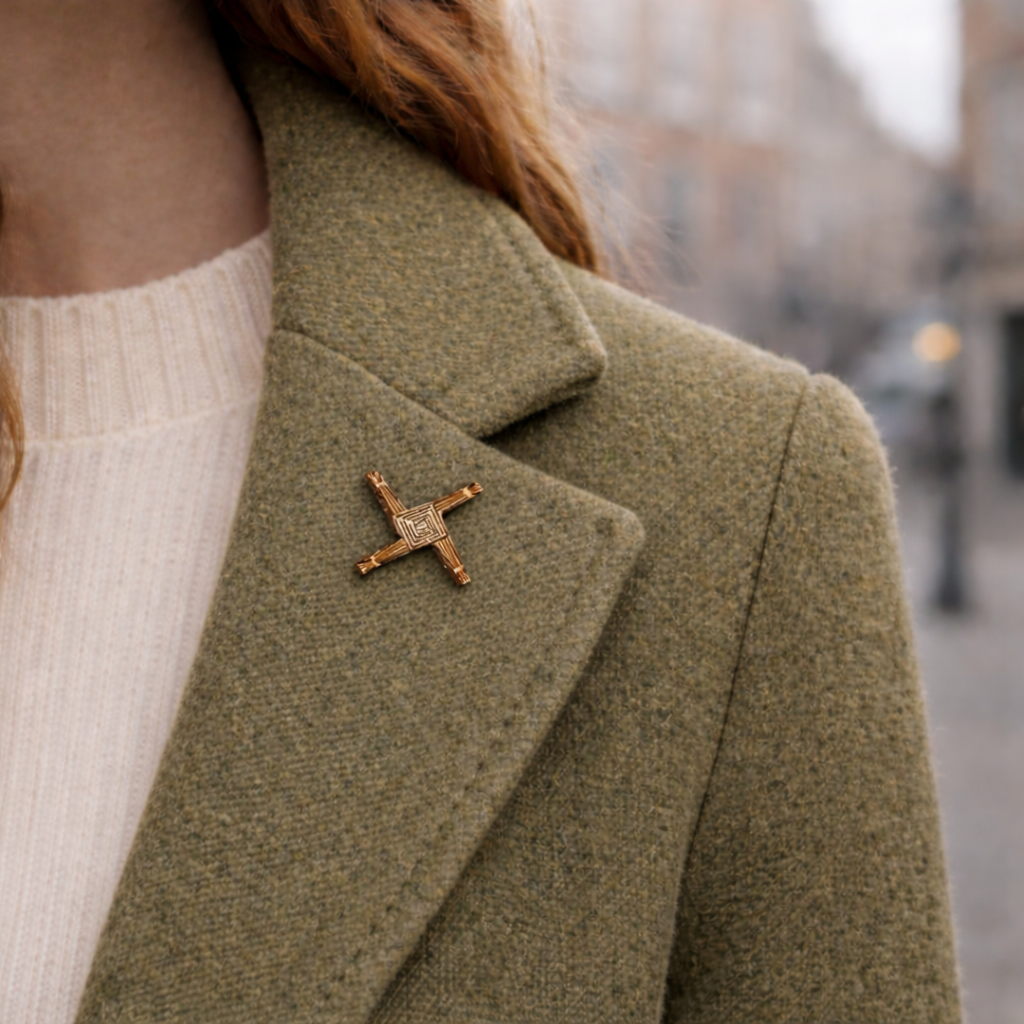 St. Brigid’s Cross Pin – A Symbol of Protection & Irish Heritage