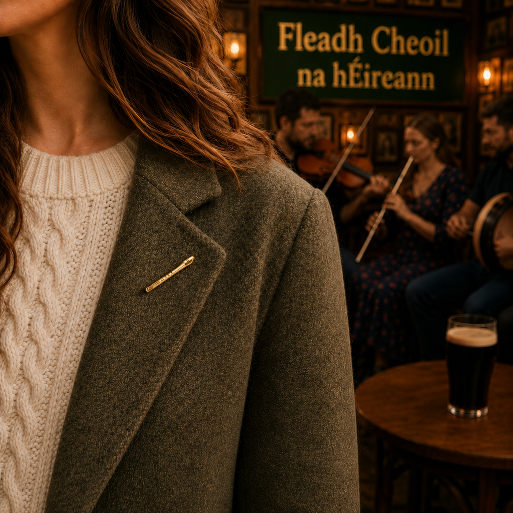Tin Whistle Pin  | Irish Music Lapel Pin