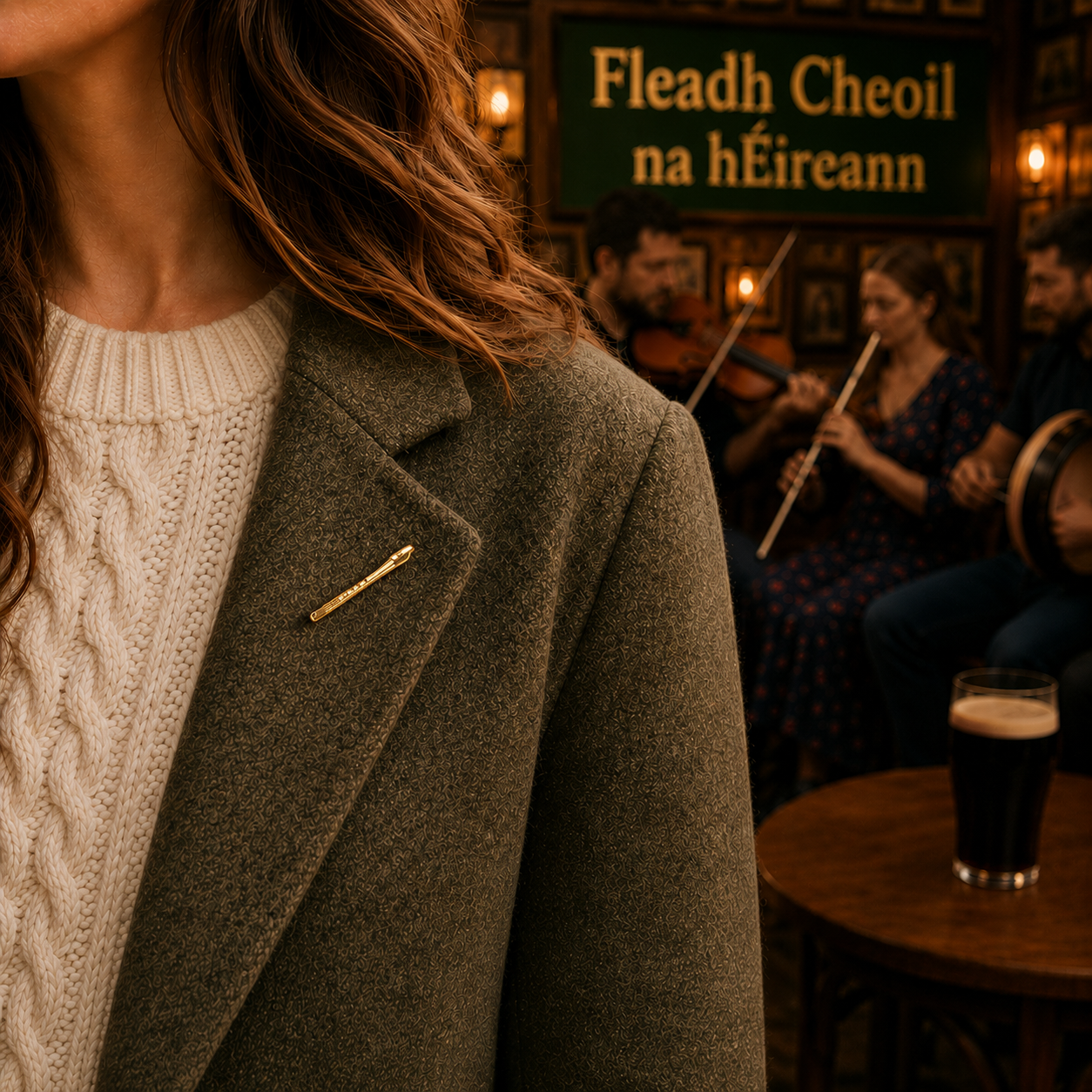 Tin Whistle Pin  | Irish Music Lapel Pin