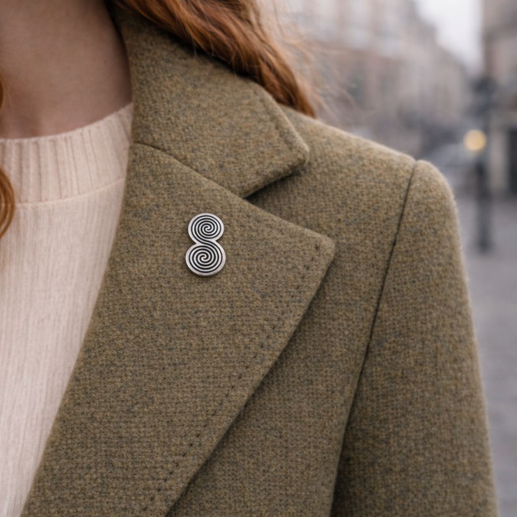 Double Spiral Pin