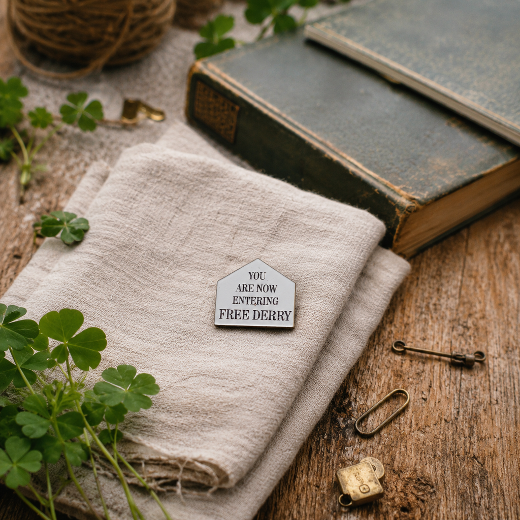 Free Derry Pin – Iconic Derry Heritage
