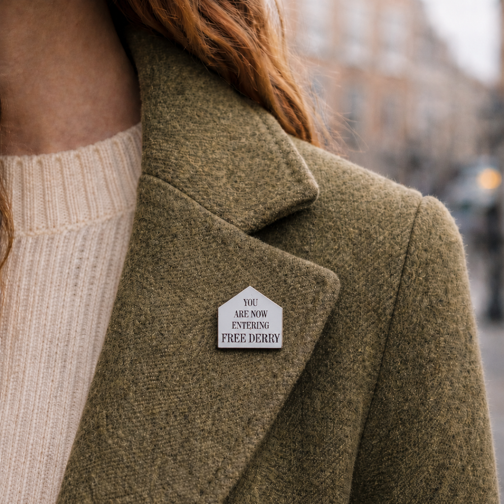 Free Derry Pin – Iconic Derry Heritage