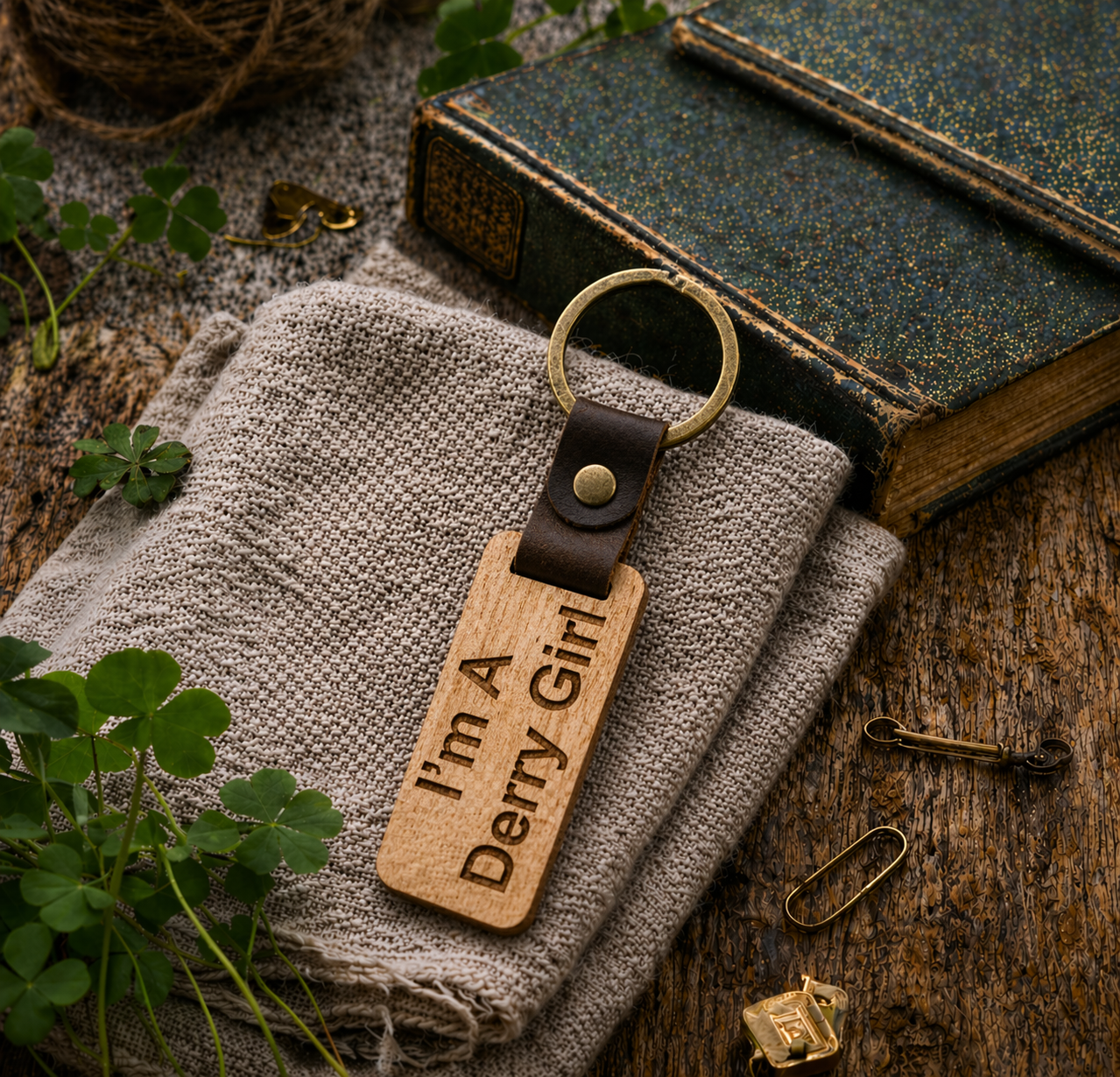 Derry Girls Wooden Keychain - “I’m A Derry Girl”