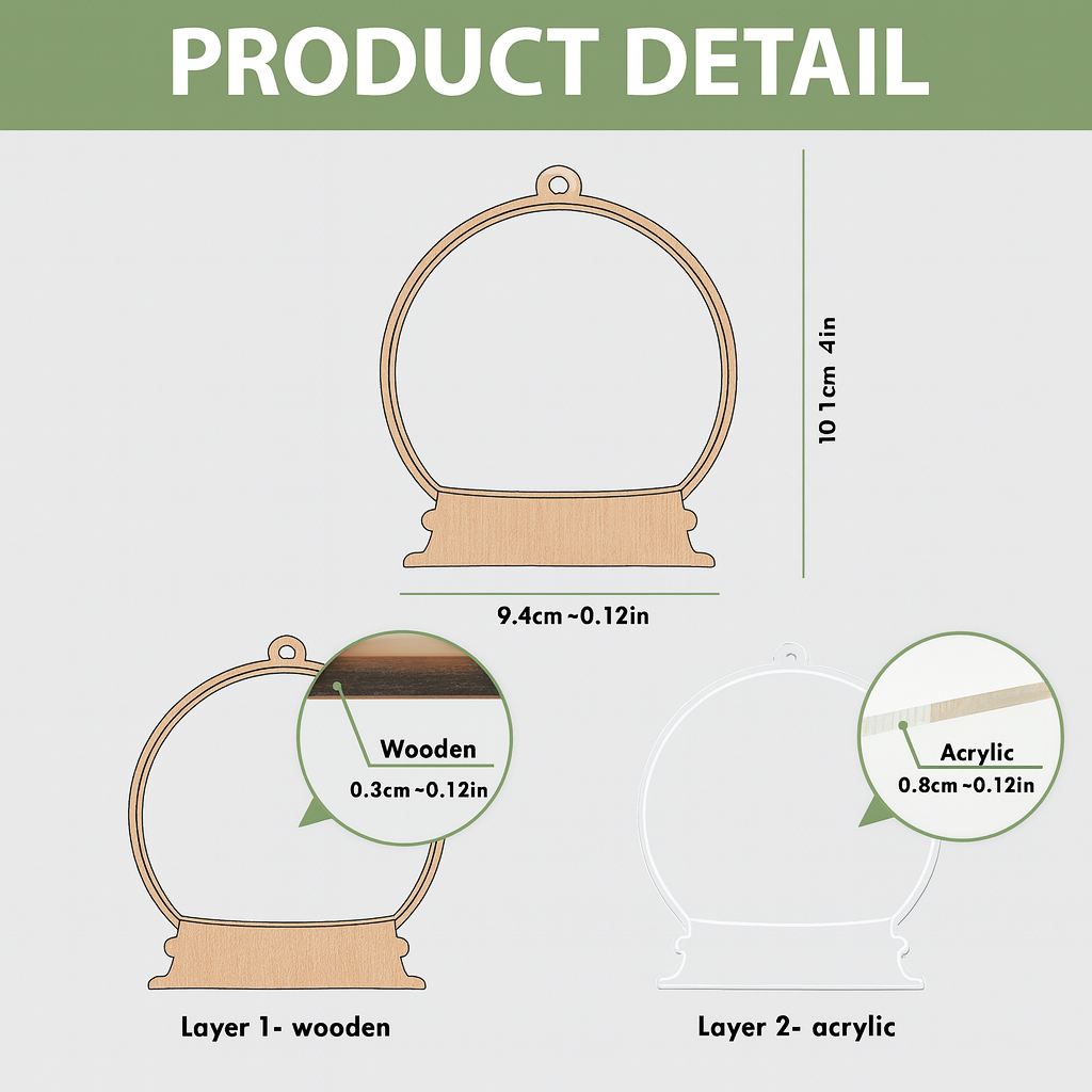 Custom Family Name Christmas Tree Decoration