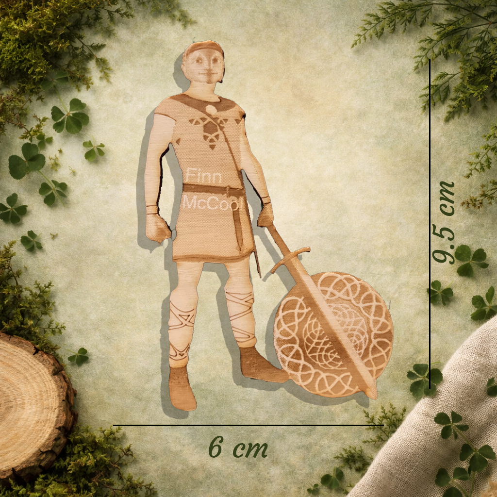 Finn McCool Wooden Fridge Magnet