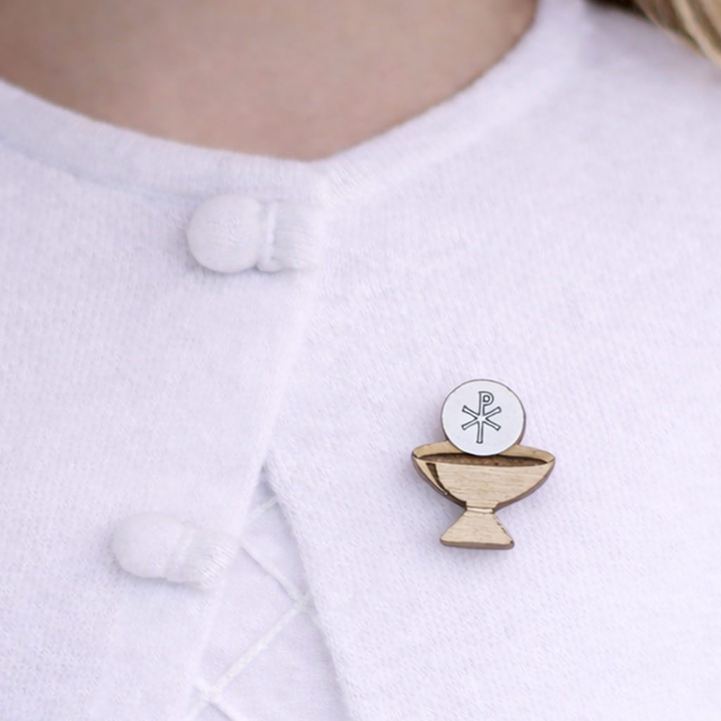 Chalice & Host First Communion Pin