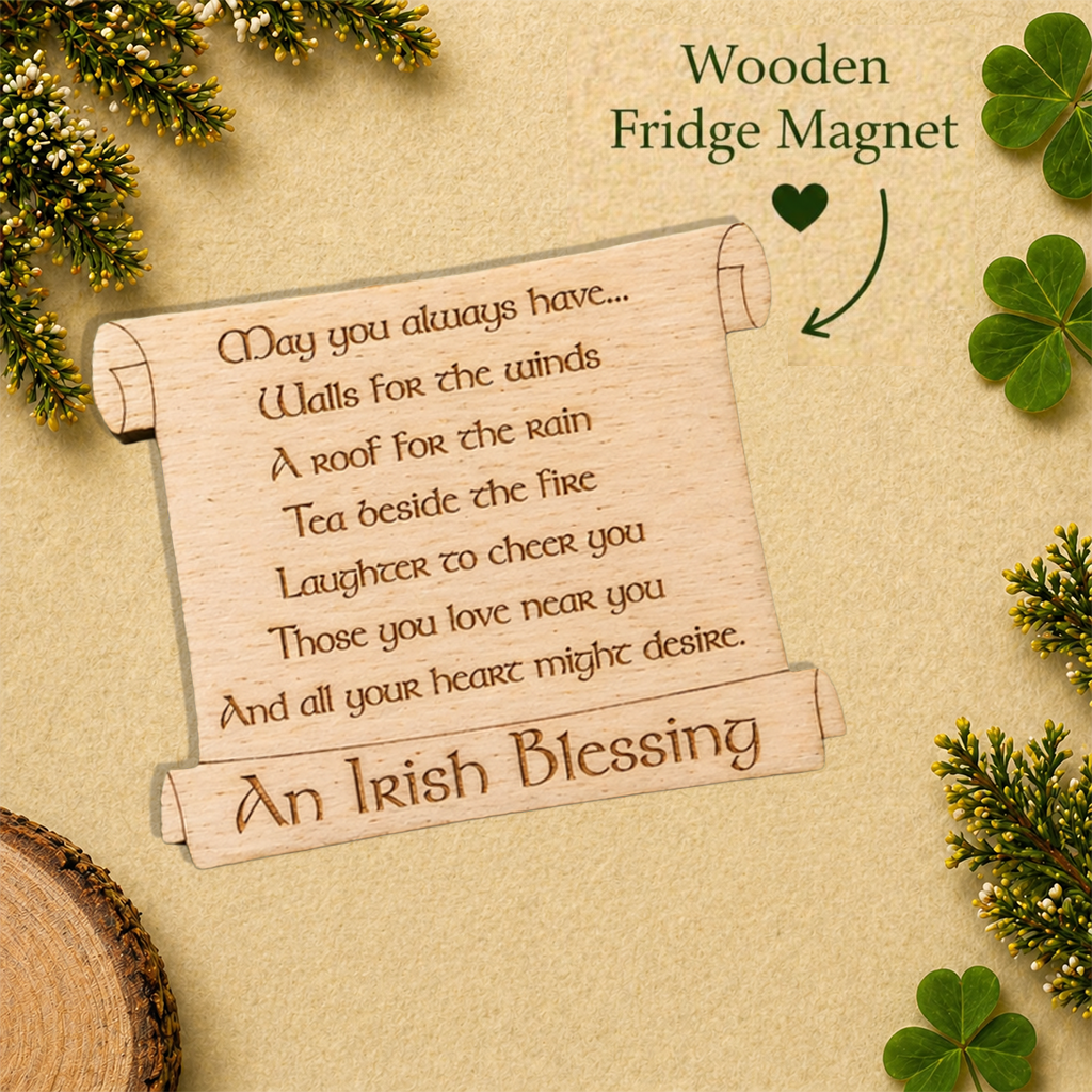 Irish Blessing Fridge Magnet-