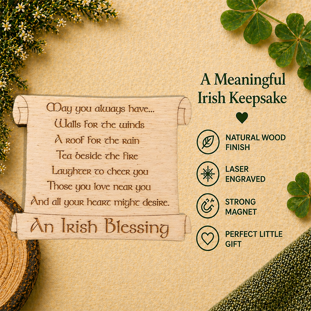 Irish Blessing Fridge Magnet-