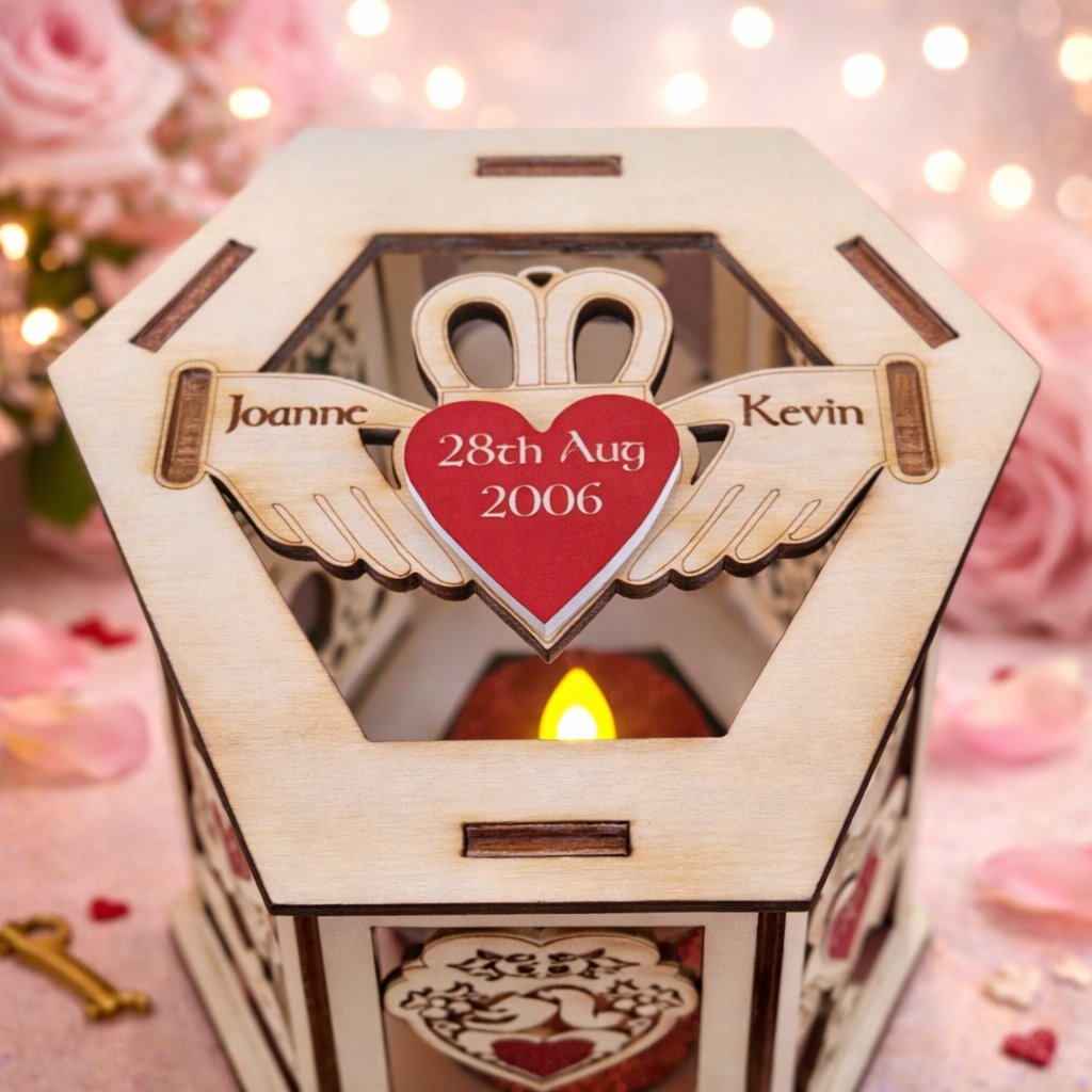 Teddy Valentines Lantern