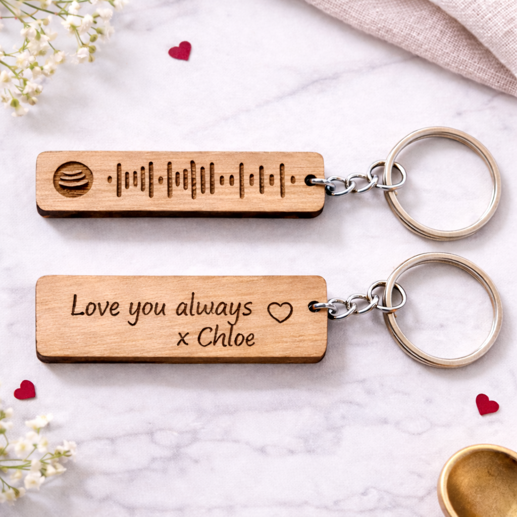 Personalised Spotify Keychain