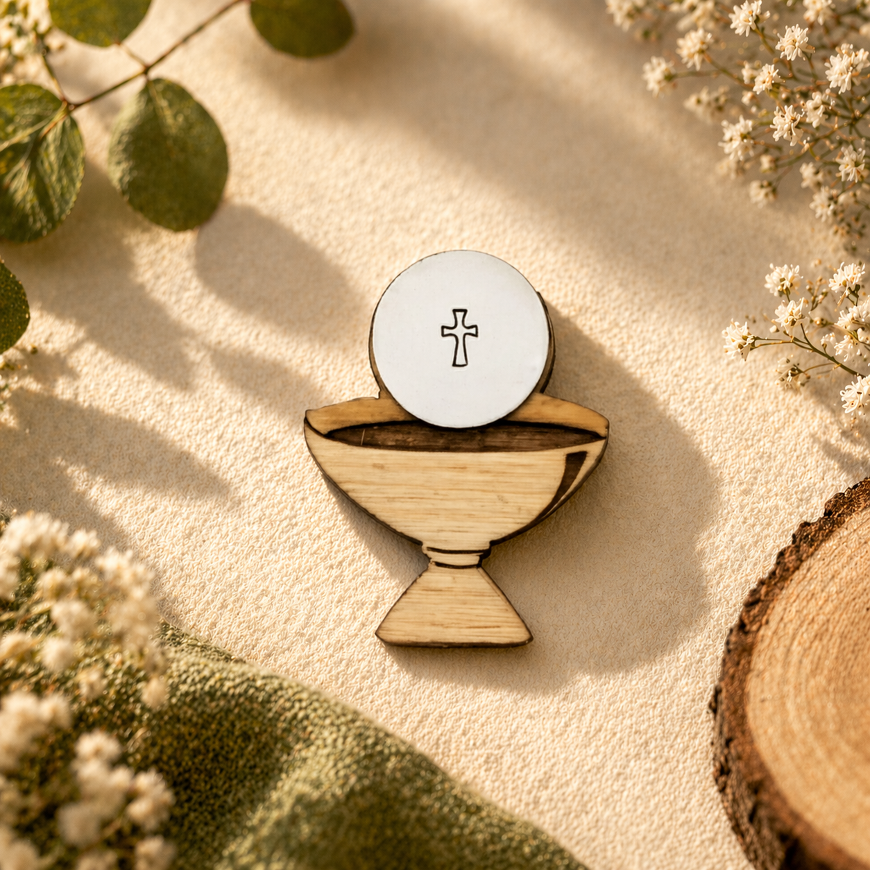 Chalice & Host First Communion Pin