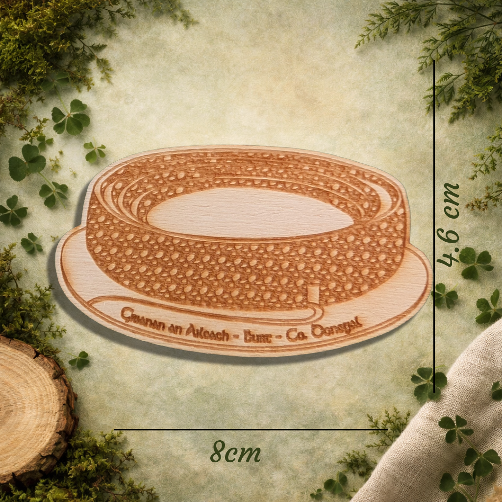 Grianán of Aileach Wooden Fridge Magnet