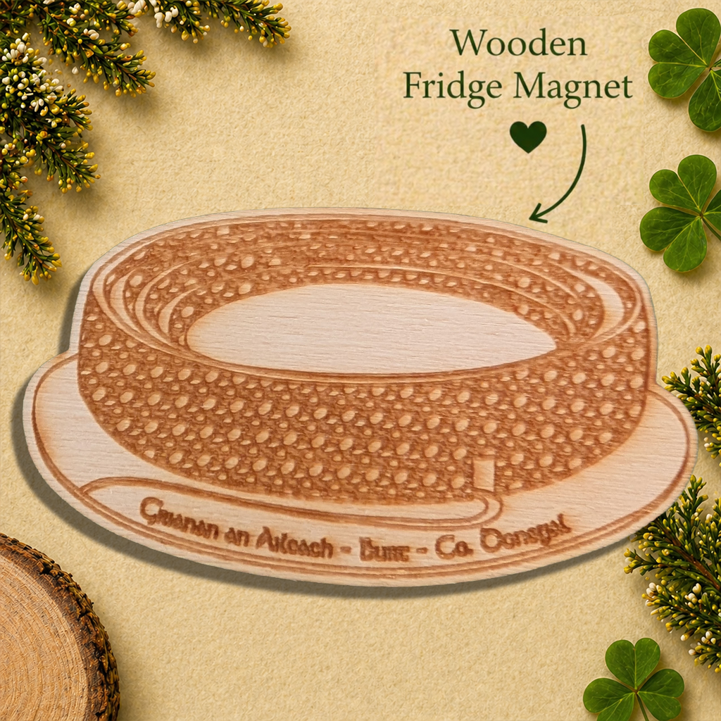 Grianán of Aileach Wooden Fridge Magnet