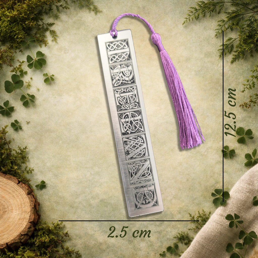 Silver Acrylic Ireland Celtic Bookmark