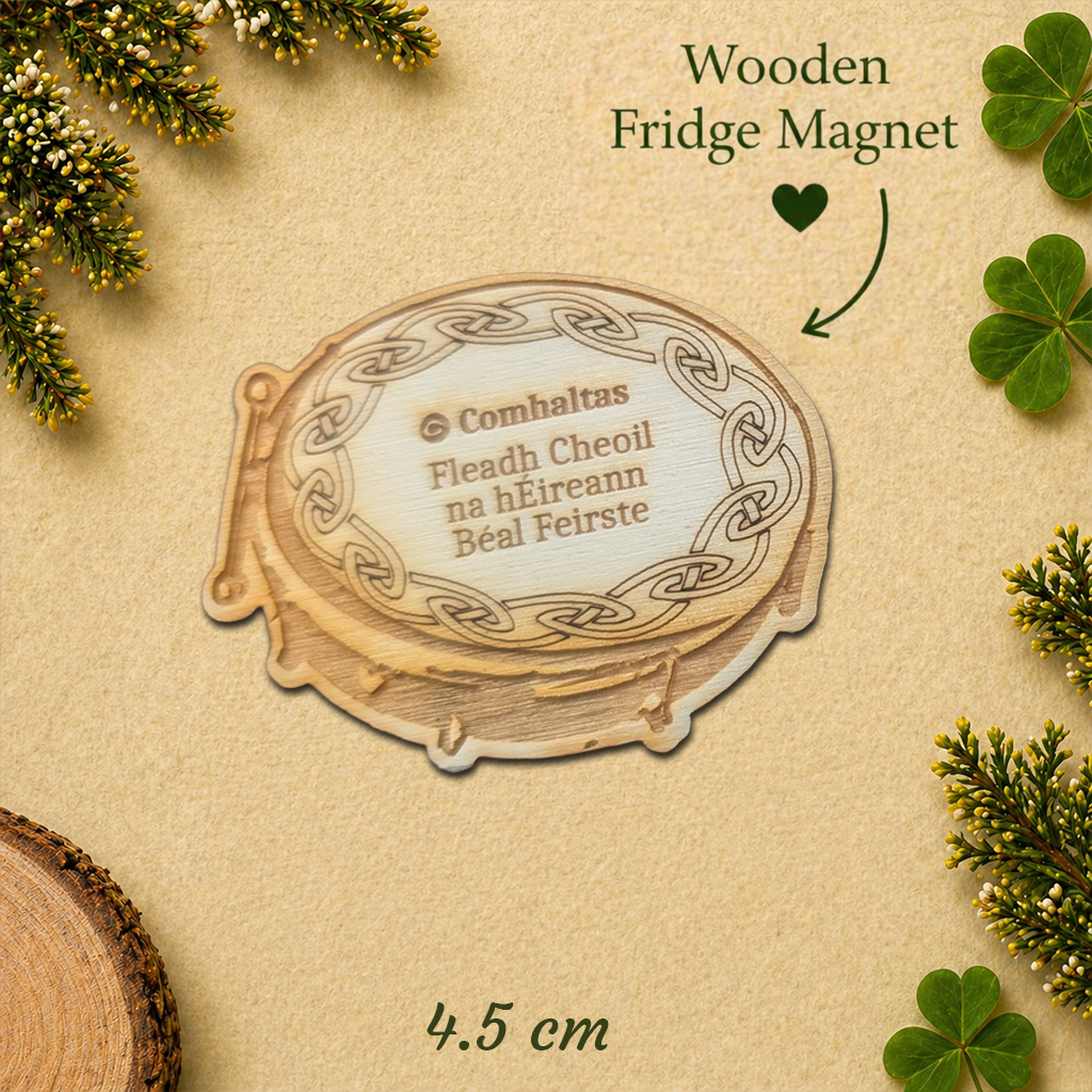 Comhaltas Fleadh Cheoil Bodhrán Fridge Magnet