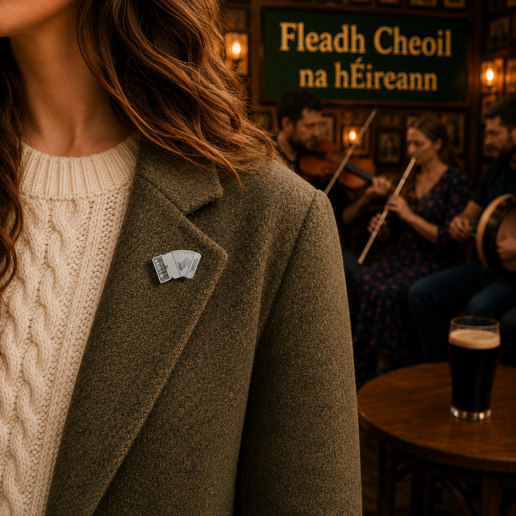 Piano Accordion Lapel pin