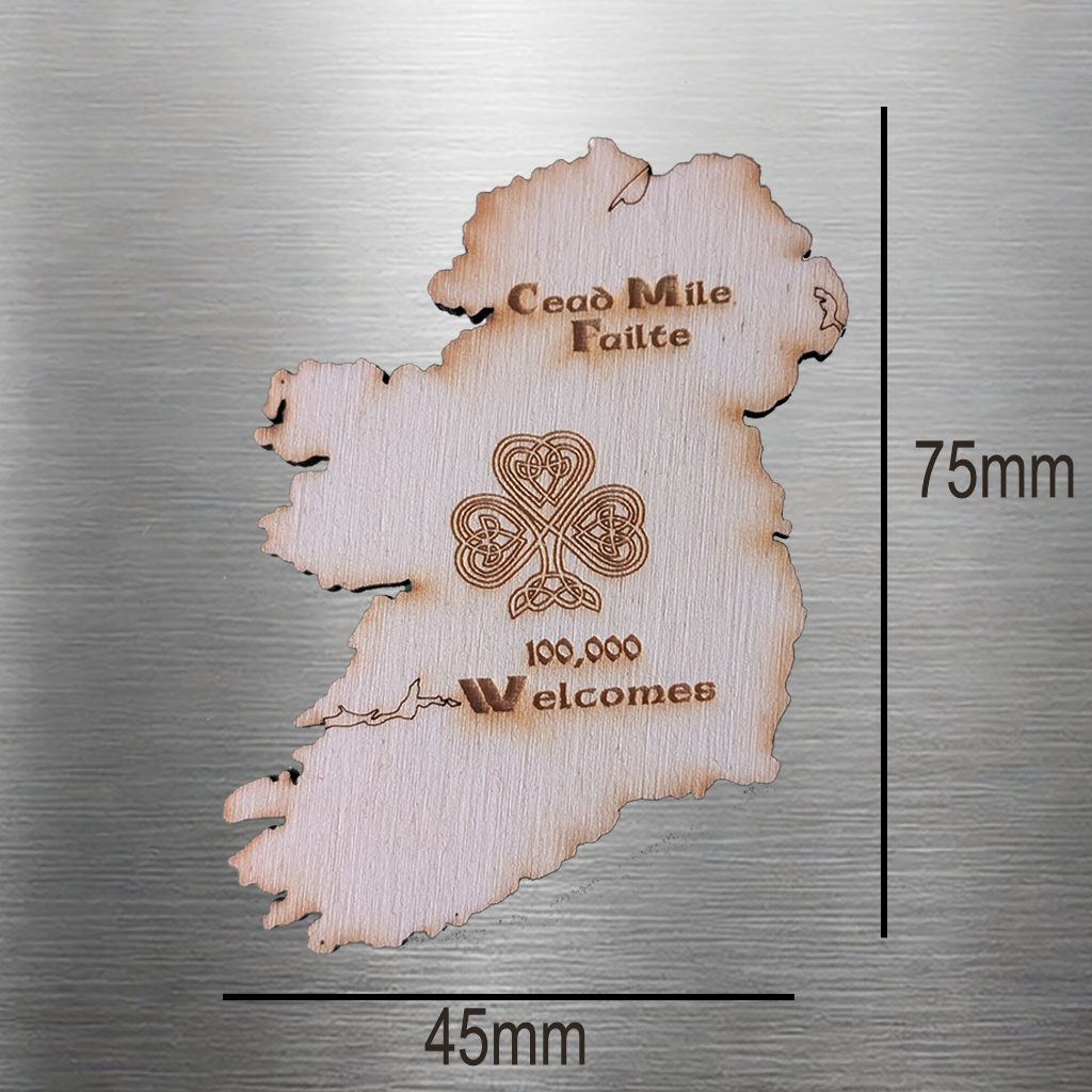 Céad Míle Fáilte Fridge Magnet.