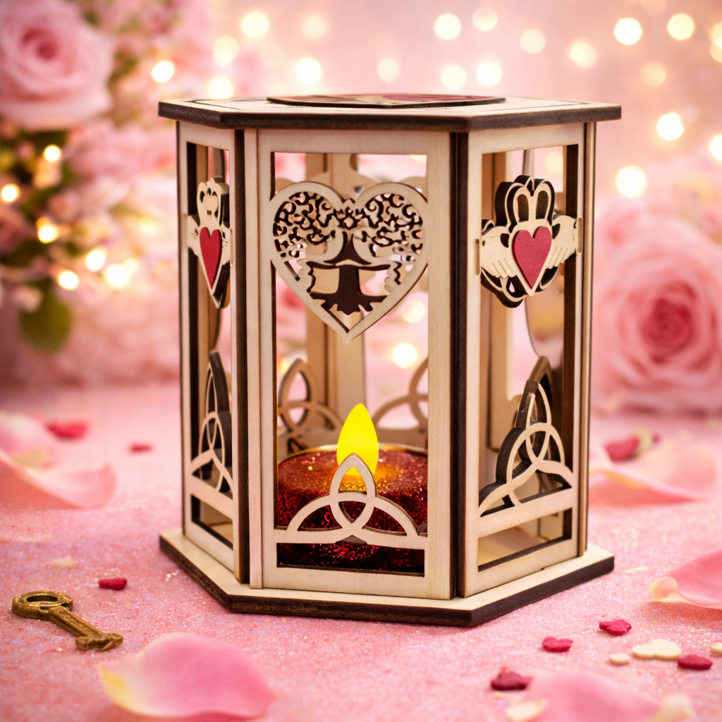Celtic Valentines Lantern
