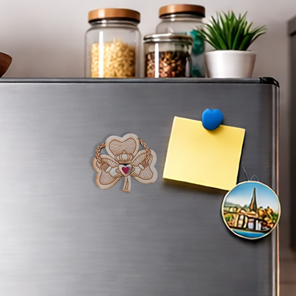 Claddagh Shamrock Fridge Magnet