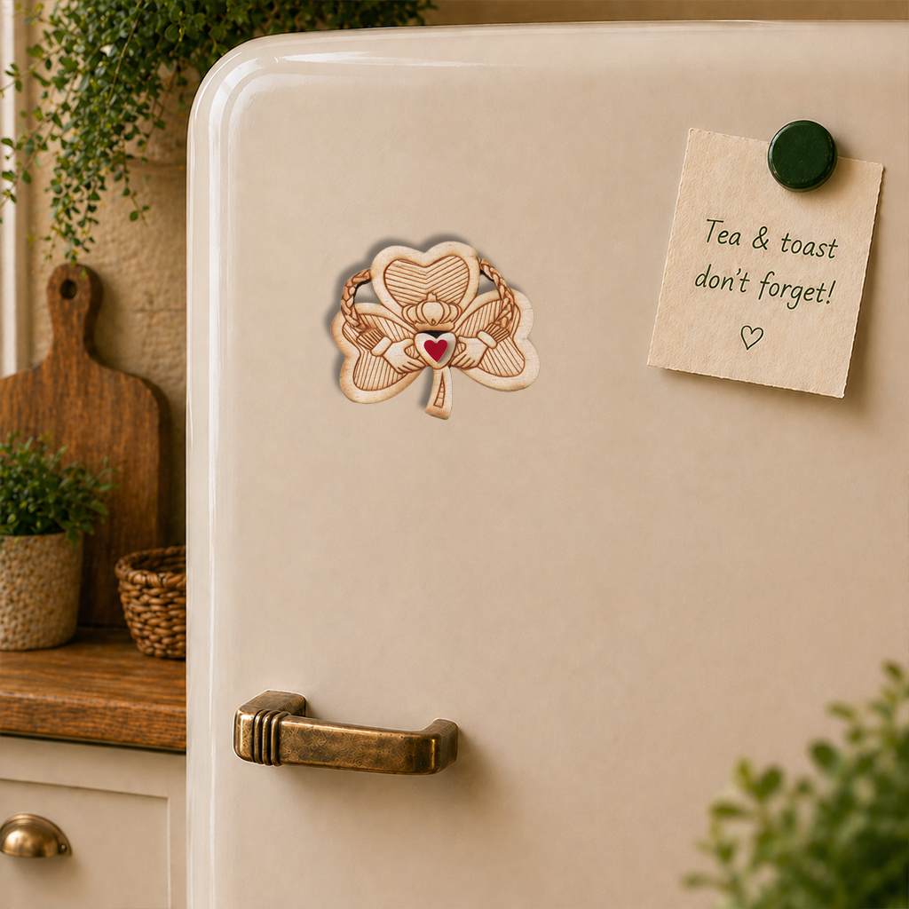 Claddagh Shamrock Fridge Magnet