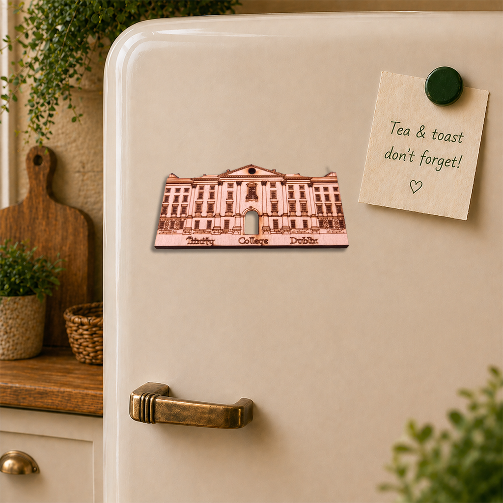Trinity College Dublin Wooden Fridge Magnet