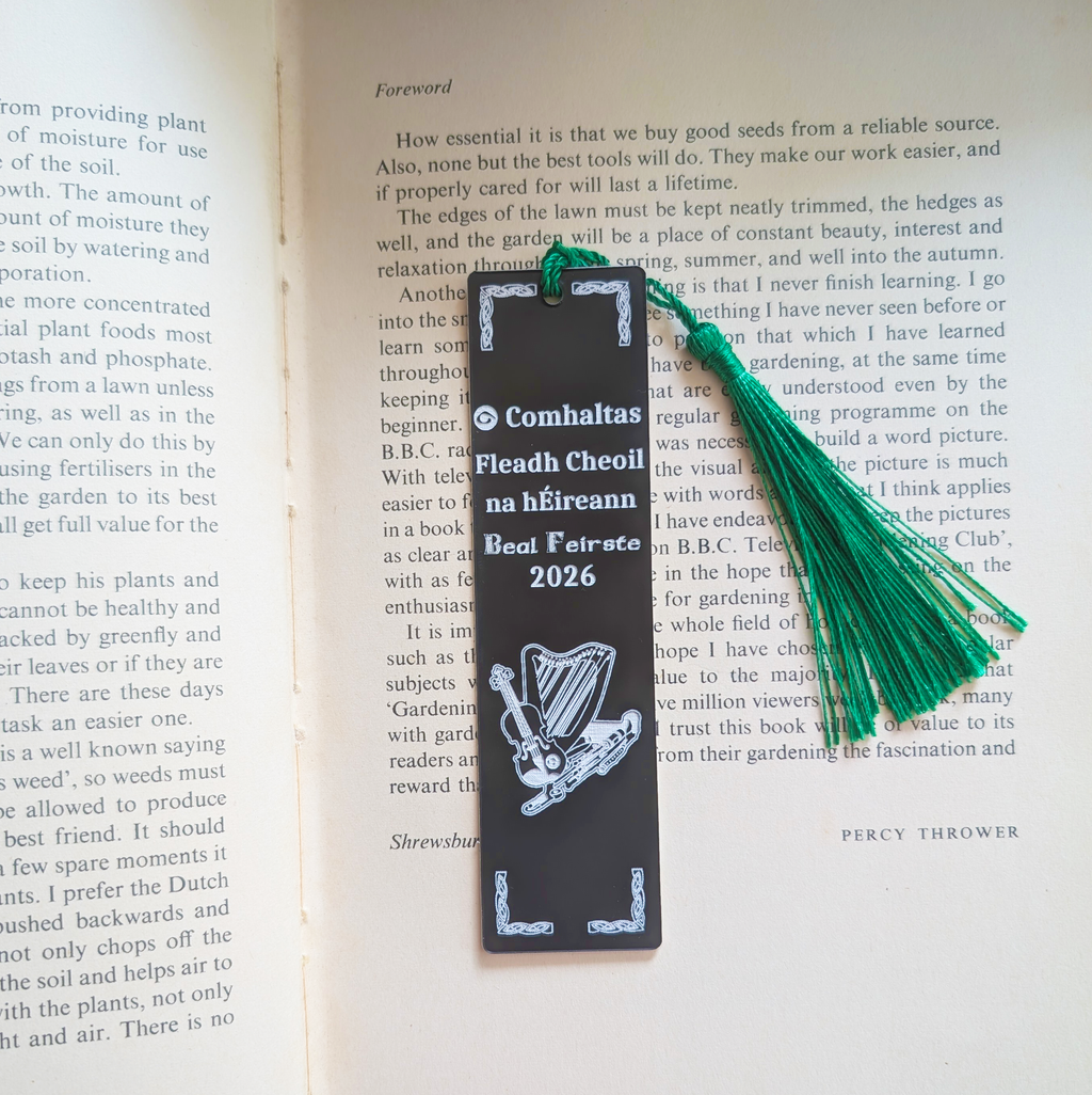 Personalised Comhaltas Fleadh Cheoil Belfast / Béal Feirste Bookmark