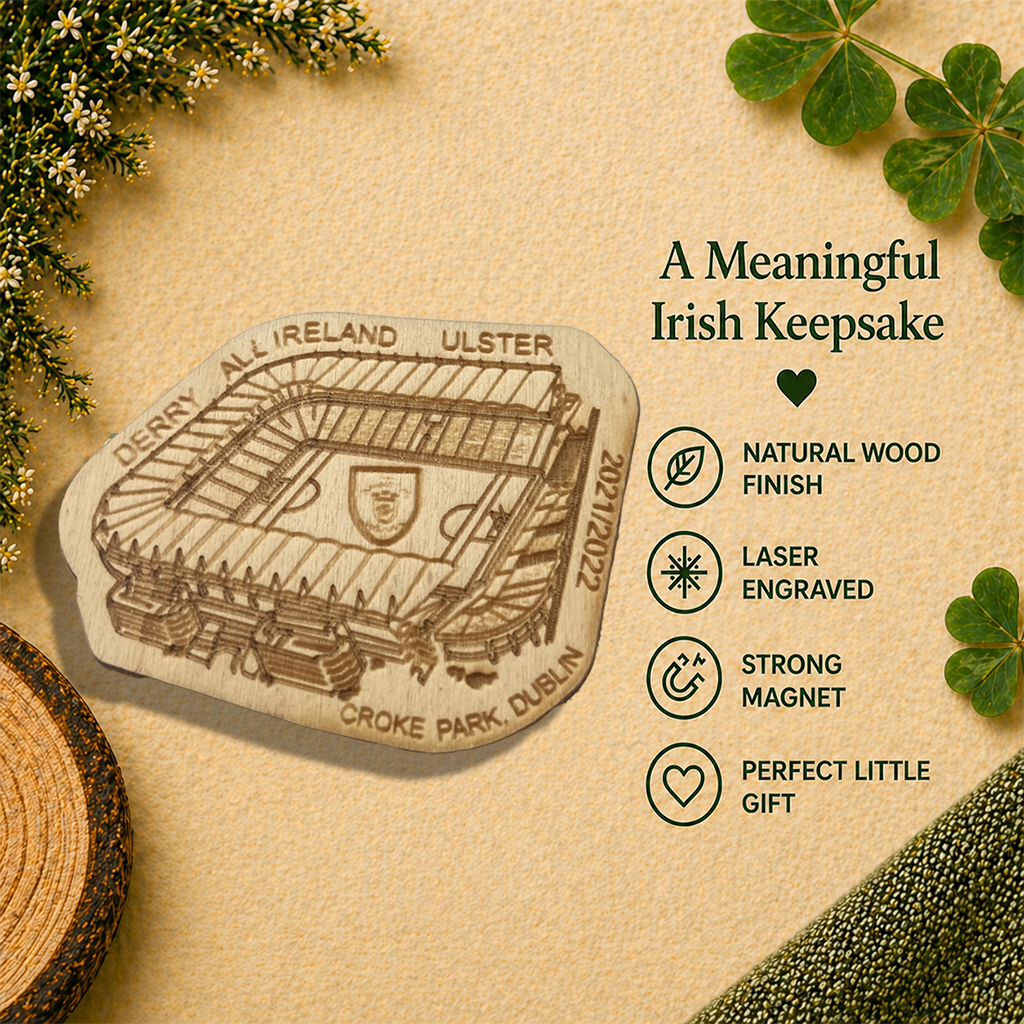 Croke Park Wooden Fridge Magnet