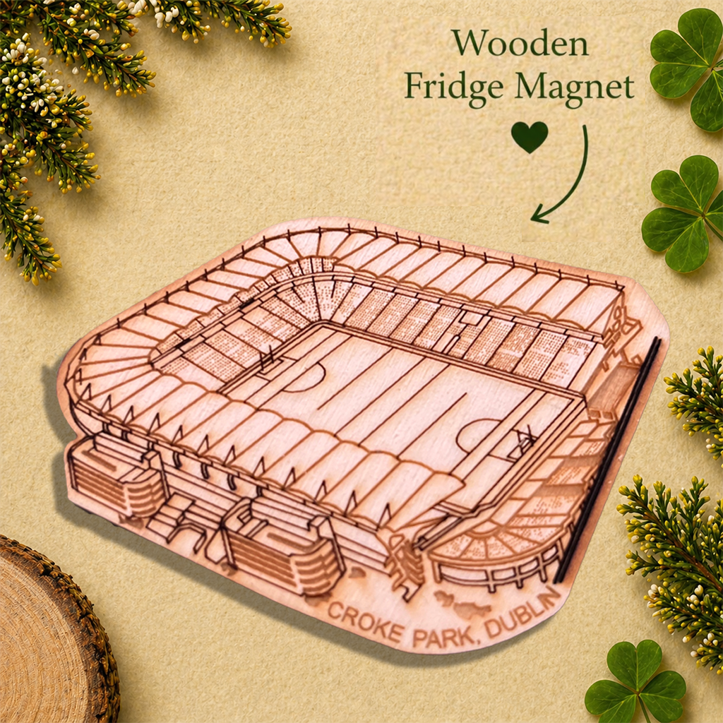 Croke Park Stadium Wooden Fridge Magnet
