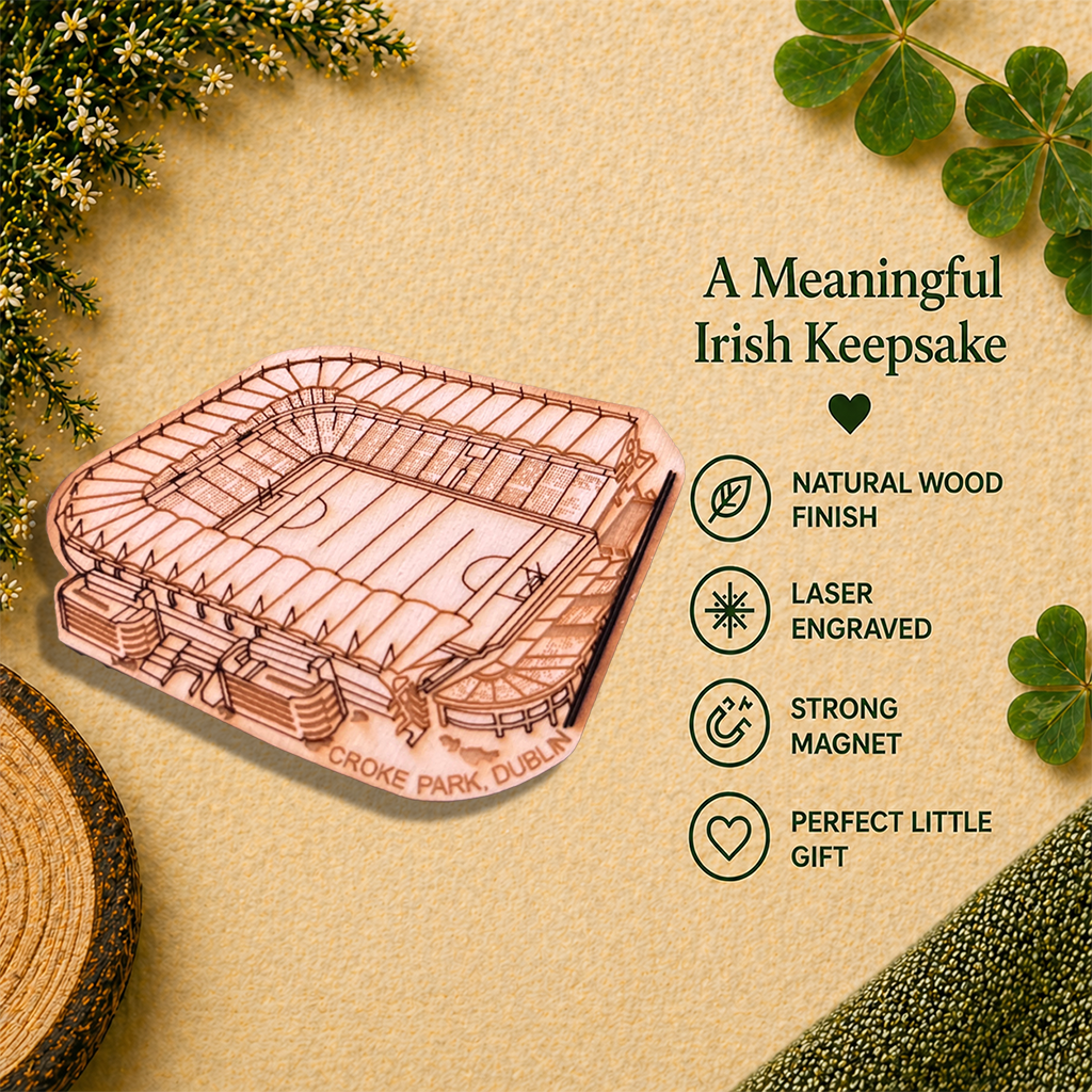Croke Park Stadium Wooden Fridge Magnet