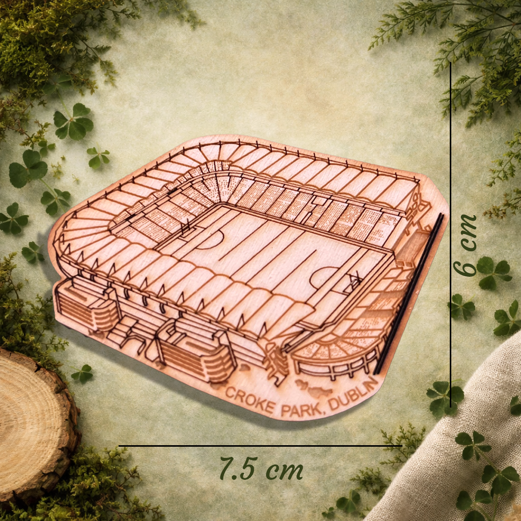 Croke Park Stadium Wooden Fridge Magnet