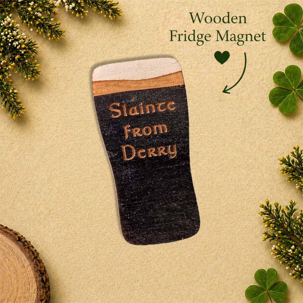 Personalised County Pint Magnet