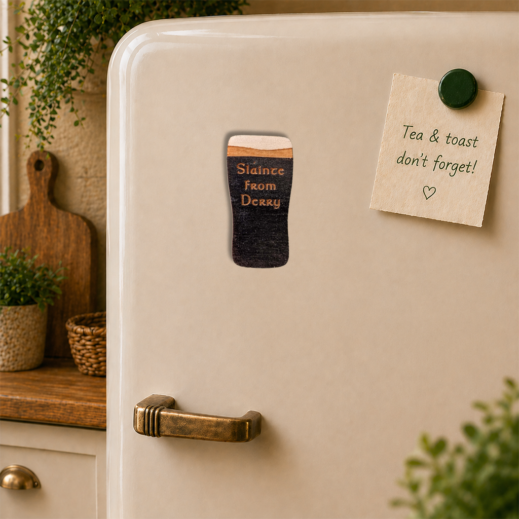 Personalised County Pint Magnet