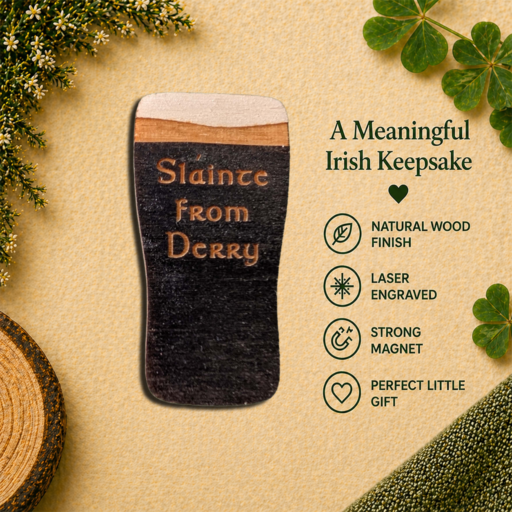 Personalised County Pint Magnet