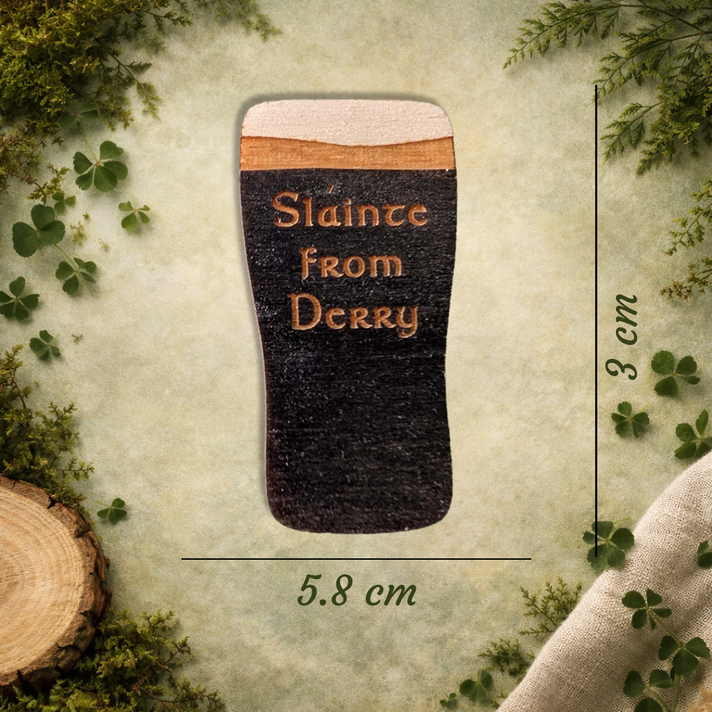 Personalised County Pint Magnet