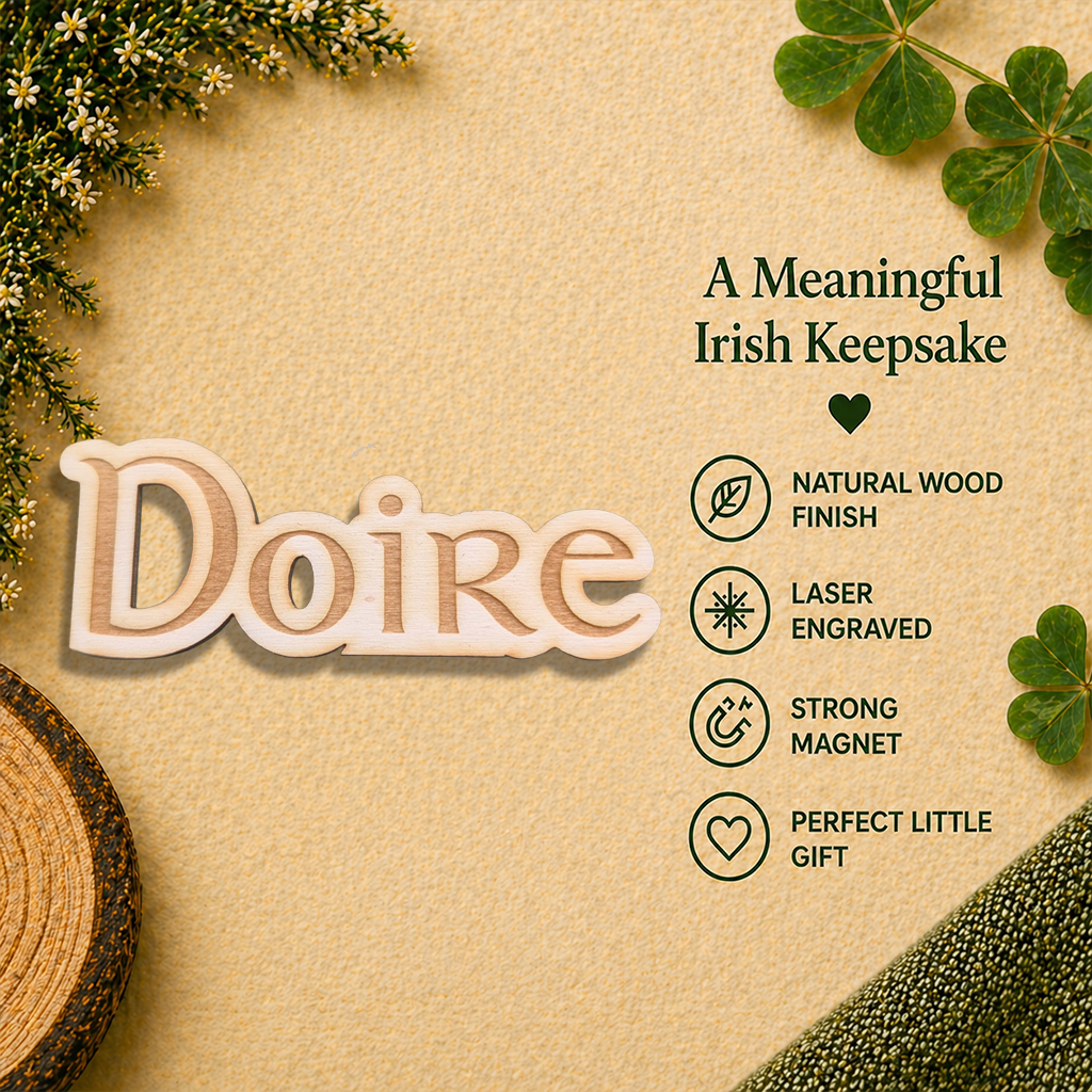 Doire Wooden Fridge Magnet
