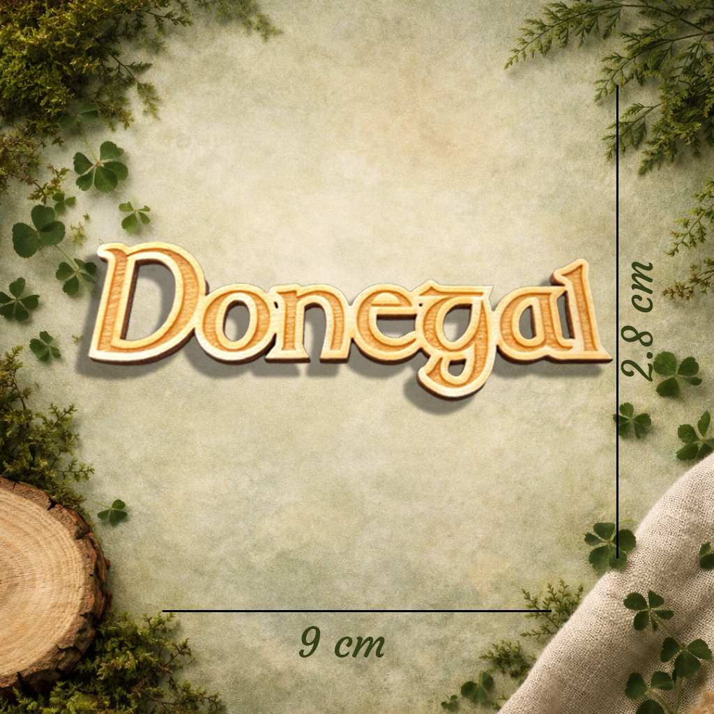 Donegal Wooden Fridge Magnet | Laser Cut Irish Souvenir