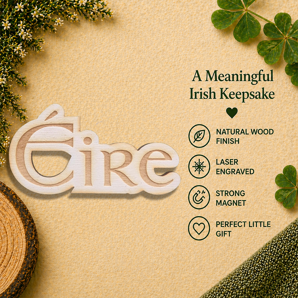 Éire Wooden Fridge Magnet