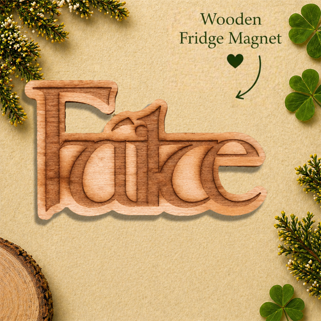 Fáilte Wooden Fridge Magnet