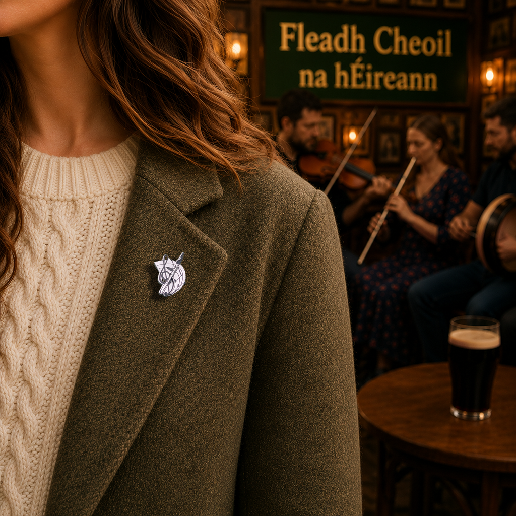 Echoes of Éire Tin Whistle Pin | Irish Music Pin