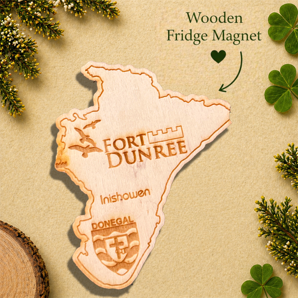 Fort Dunree Wooden Fridge Magnet