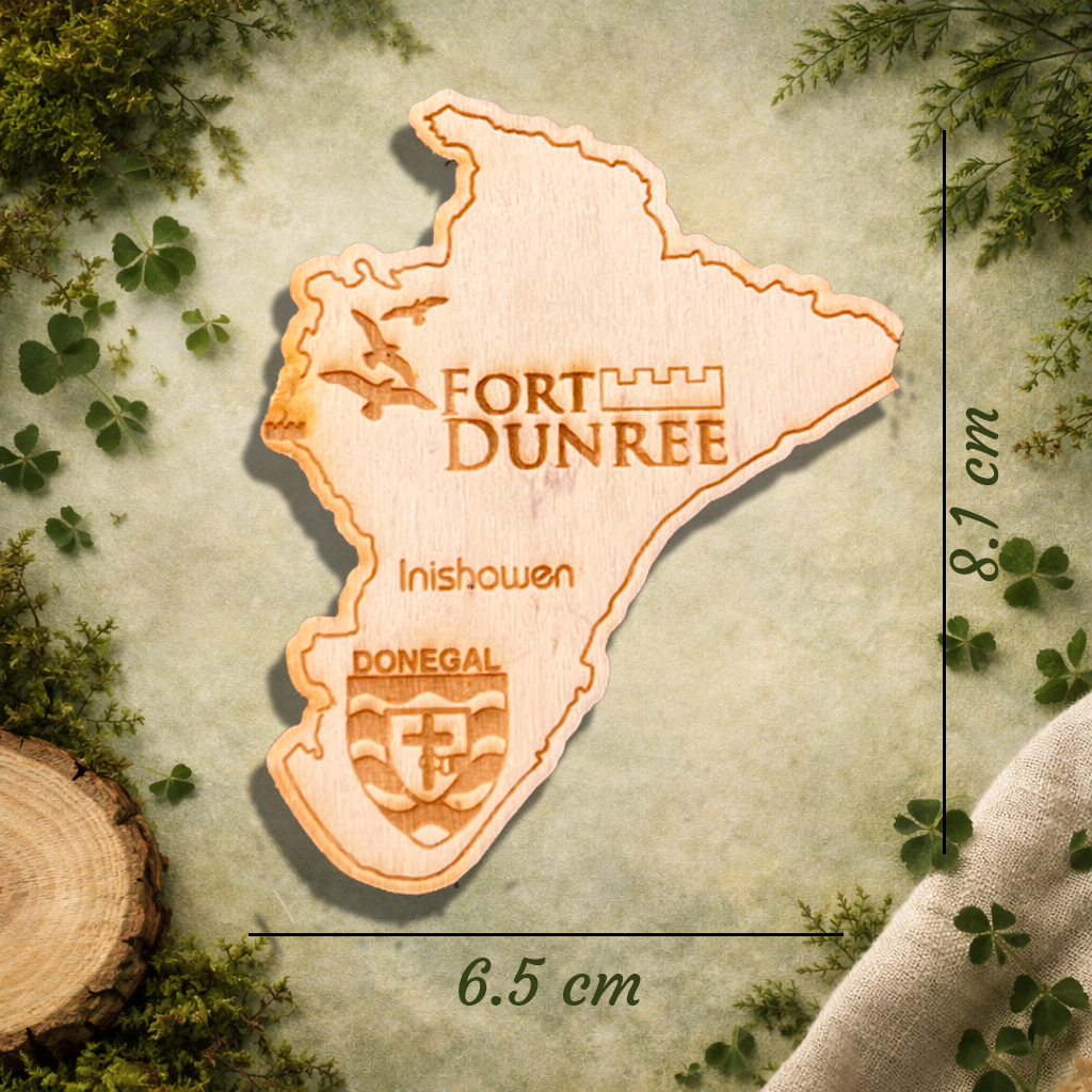Fort Dunree Wooden Fridge Magnet