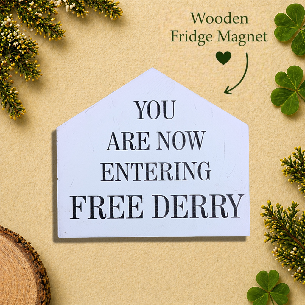 Free Derry Corner magnet