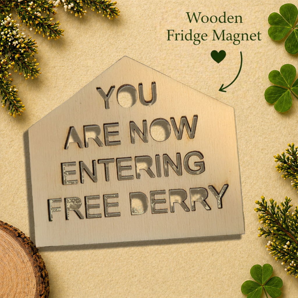 Free Derry Corner - Poplar Wood