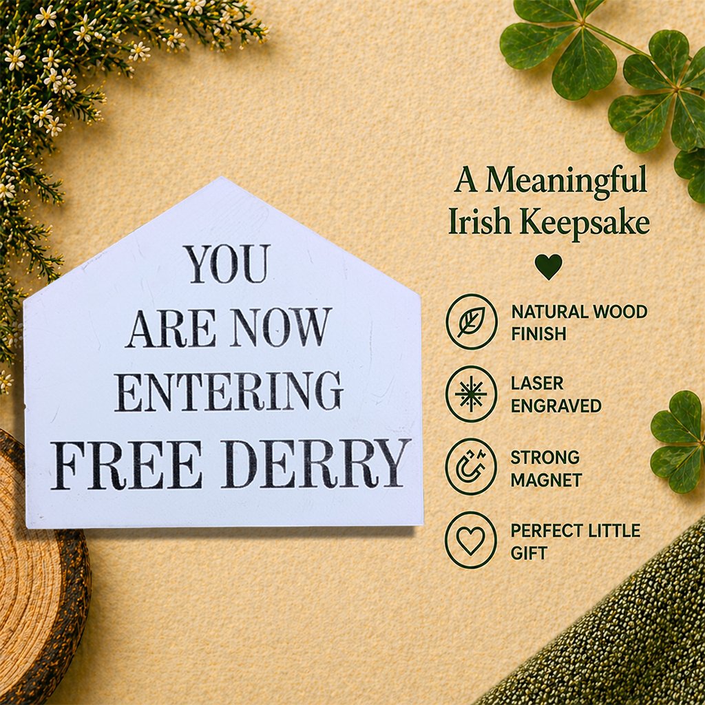 Free Derry Corner magnet